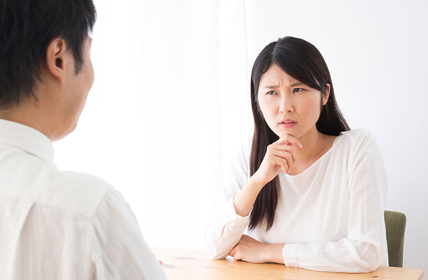 夫の浮気・不倫を疑う妻