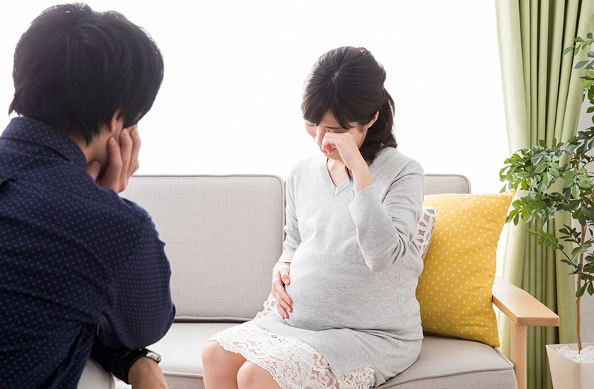 妊娠中、夫に不倫された妻