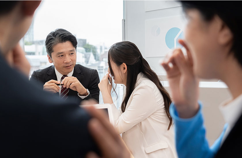 仲の良い上司と部下