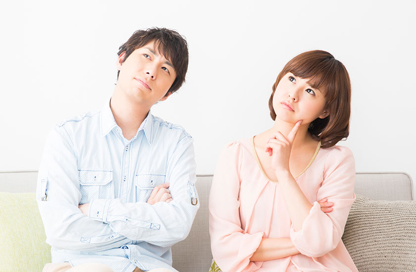 不倫のボーダーラインについて考える男女