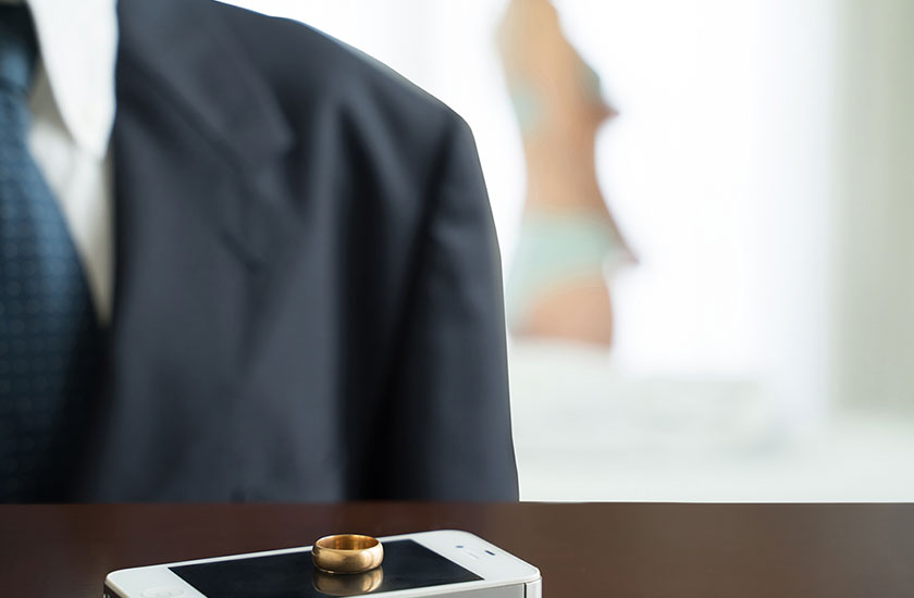 不貞行為を行う既婚男性