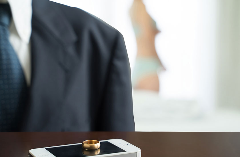 不貞行為を行う既婚男性