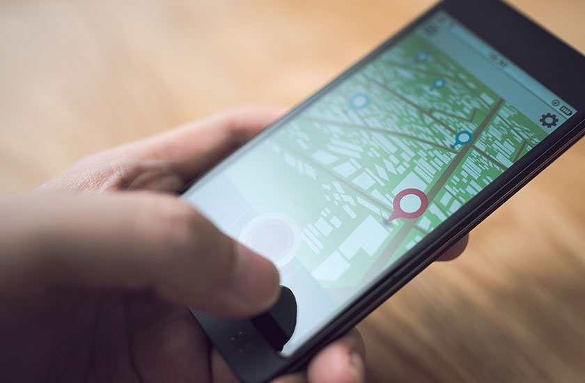 GPSを使った浮気調査のイメージ