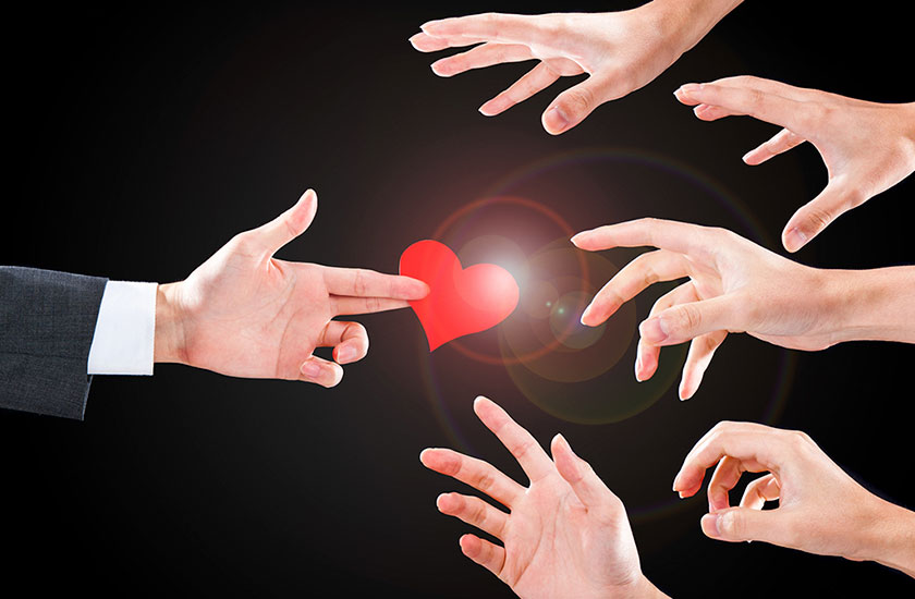 不倫する男性のイメージ