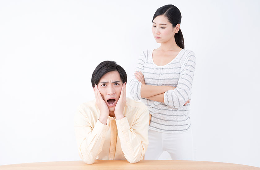 夫の浮気を見抜いた妻