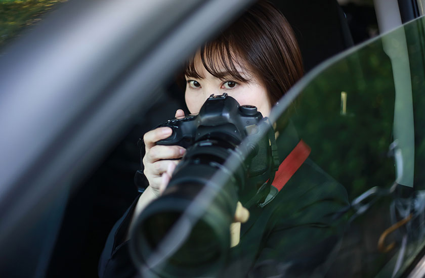 不倫の証拠を撮る探偵