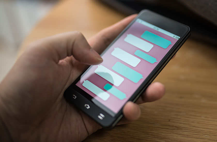 浮気相手とのトークアプリのやりとり