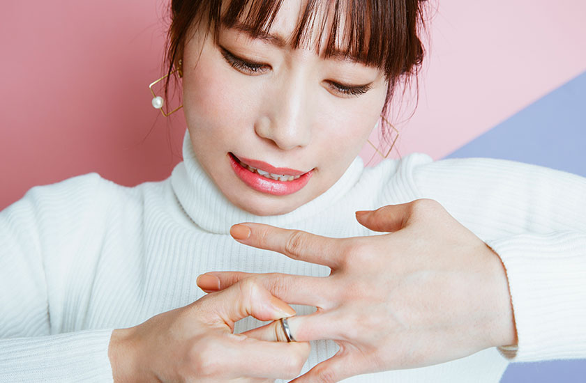 離婚を決意した女性