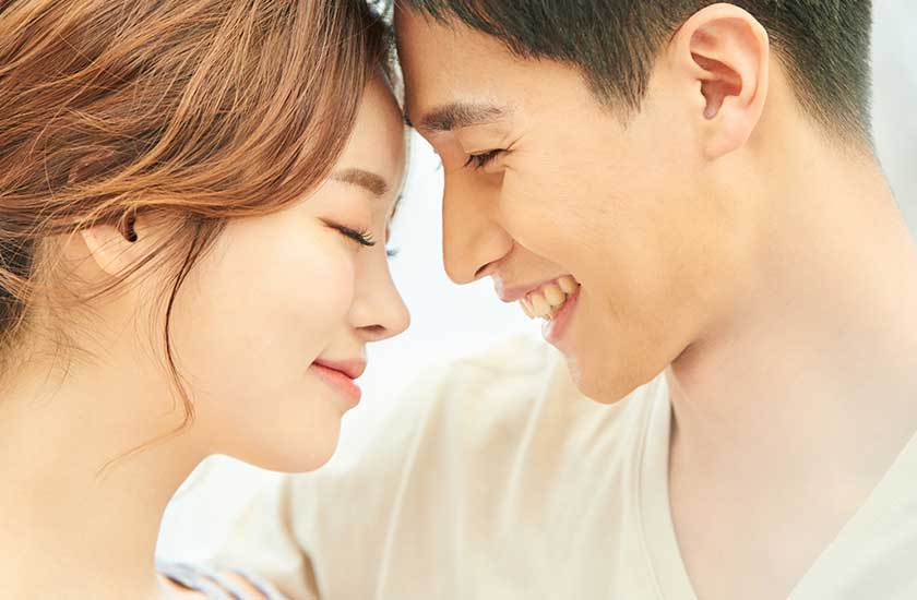 笑顔を絶やさない仲良し夫婦