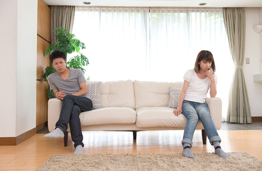 関係が破綻した夫婦