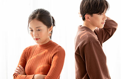 夫の1度目の浮気を許す妻